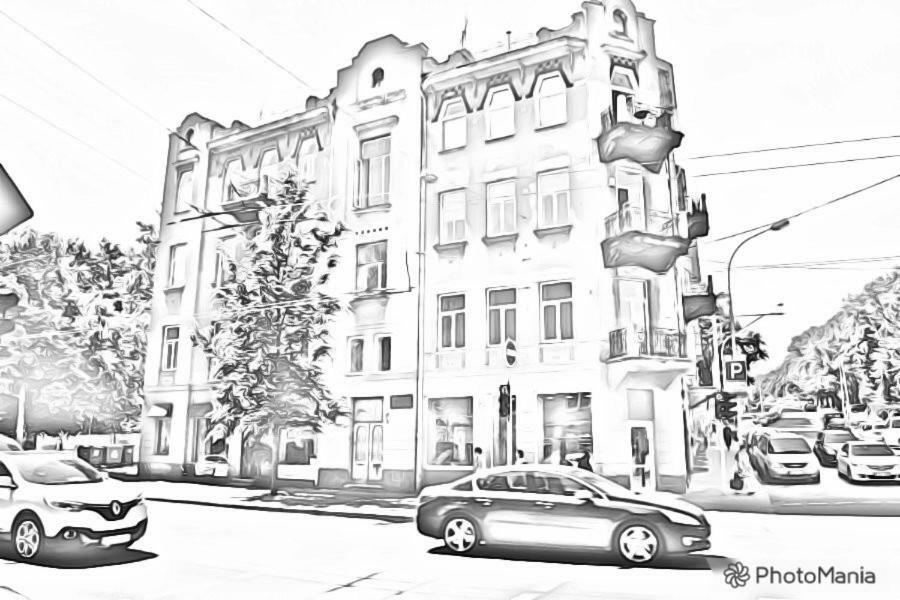 Ferienwohnung Vilnius Centre House Exterior foto